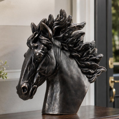 22.05" Horse Head Bust