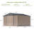 10 ft. W x 10 ft. D Metal Storage Shed-93756411