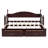 Wooden Twin Size Daybed with Twin Size Trundle, Extendable Daybed with Two Storage Drawers-1915215289