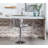 Kaylo Swivel Upholstered Adjustable Height Counter Stool
