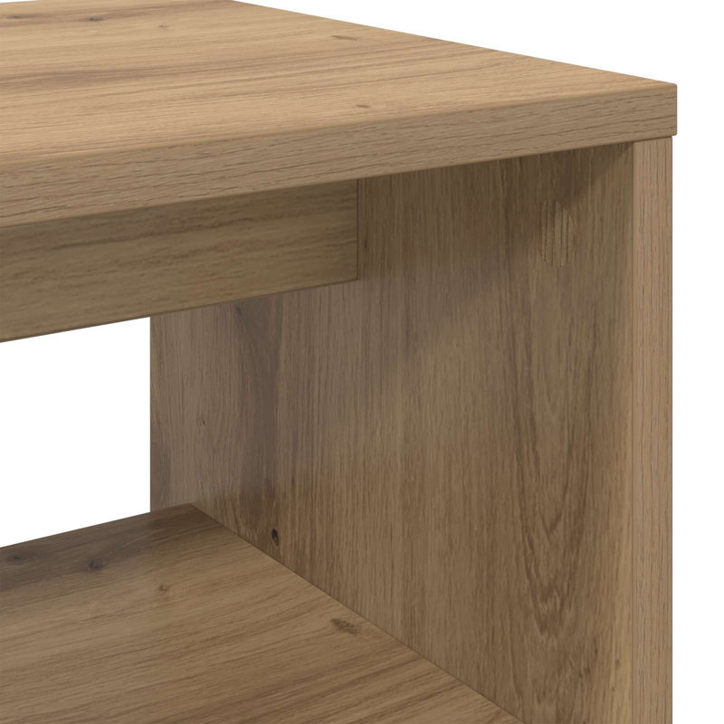 TV Stand, 40cm H x 80cm L x 30cm W, Artisan Oak
