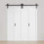 Porte de grange pliante double 84 po H 84 po-123171893-123171887