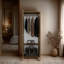 Grande armoire-penderie blanche à 2 portes-1653556152