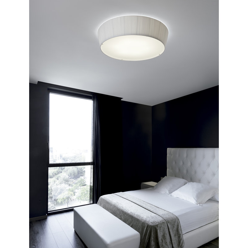 Plafonnier encastré 4 lumières Plafonet, Ruban translucide blanc