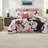 Oversized King Bedding Sets, Cotton 7 Piece Modern Blush Home Comfort