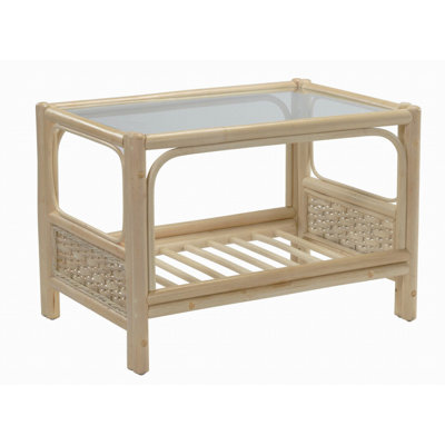 Alaina Four Leg Coffee Table with Storage