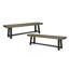Ensemble de 2 bancs d'extérieur-301216123