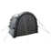 Dakota Fields 250cm W x 260cm D Fabric Black Cover Retractable Trailer Awning