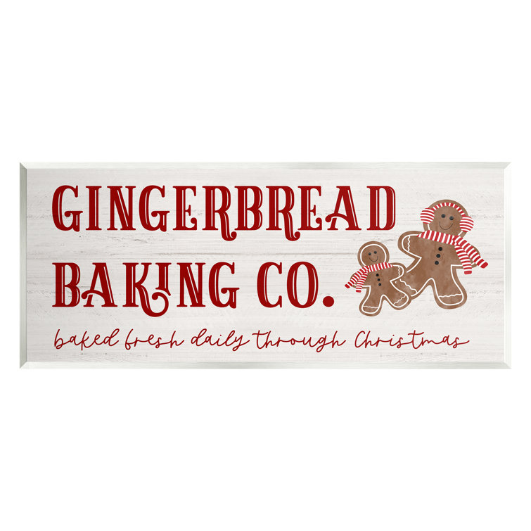 Stupell Industries Gingerbread Baking Co Holiday Wall Plaque Art By Natalie Carpentieri-aw-011