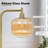 67” Glass Floor Lamp For Living Room, Modern Standing Lamp With Ribbed Glass Lampshade Pedal Switch-1999095354