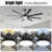 84 Inch Modern Large Design Ceiling Fans With Smart Remote Control 8 Fan Blades For Living Room