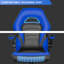Fauteuil de jeu et de course pivotant réglable en cuir Inbox Zero Racing-1636668381