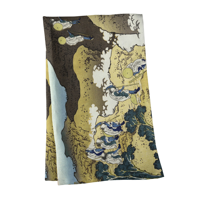 Hague Tea Towel Kitchen Towel, Cotton Twill, Yellow