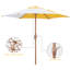 Parasol de patio 7,5 pi avec base