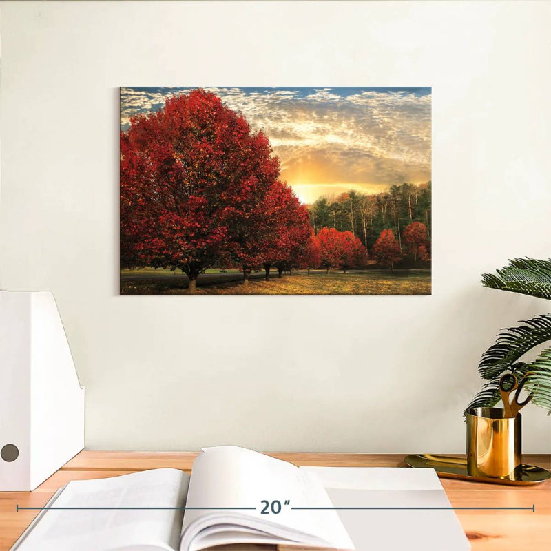Arbres cramoisis Alvord, H 8 po x l 12 po