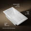 Underscore Rectangle 66-In X 36-In Heated Bubblemassage Air Bath With Bask, Reversible Drain-273699459