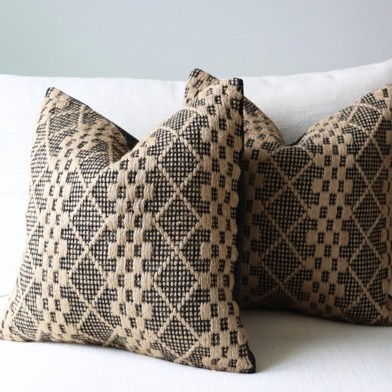 Housse de coussin en coton