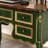 Retro Simple Green Solid Wood Writing Desk