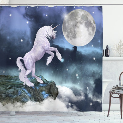 Shower Curtain with Hooks Included