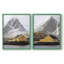 LANDSCAPES Series XLVIII - Reproduction encadrée de qualité supérieure - prêt à être accroché - aucun clou requis - aucun clou requis-108034617-108034621