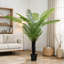 Lifelike Artificial Areca Palm, Stable Potted Fake Plant, Nature Inspired Decor for Indoor Spaces