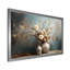 Floral, plante, bouquet, nature morte, vase, oasis, art mural pour salon-148218417-148218430