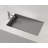 Badeloft 25.2" x 16.1" Stone Resin Undermount Ramp Bathroom Sink UB-04-RL-MGRY in Matte Gray-71991644