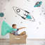 Rocket and Stars Wall Stickers-94584064