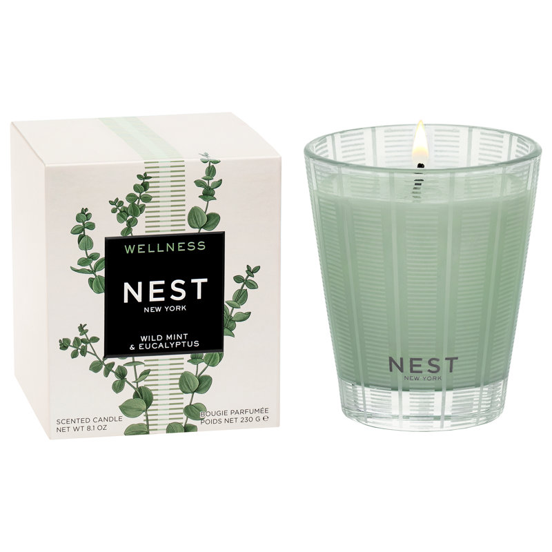 Wild Mint & Eucalyptus Votive Candle, Classic