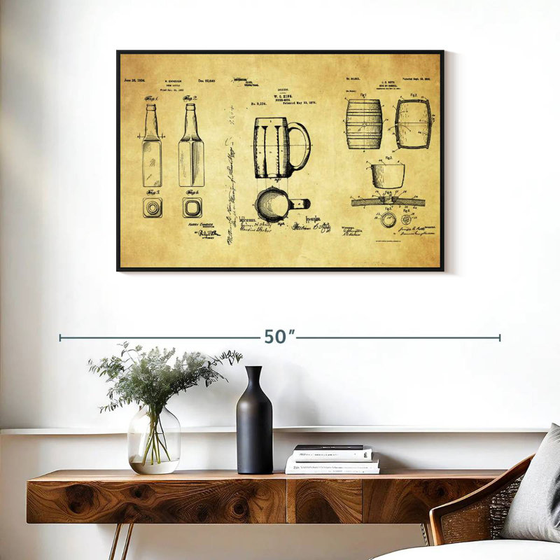 Beer Compilation, 25" H x 37" W