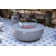 Eclipse 44" Natural Gas Fire Pit Table Bundle Includes Wind Guard and Burner Lid