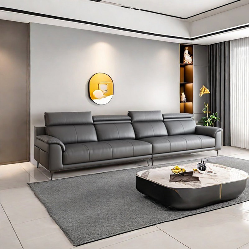 Canapé moderne simple et décontracté, H 36,22 po x l 125,98 po x P 39,37 po