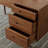 American style wood office desk and chair set