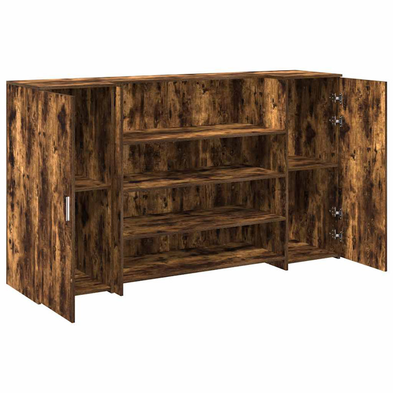 Camariah Standing Desk, 103.5cm H x 180cm W x 50cm D, Smoked Oak
