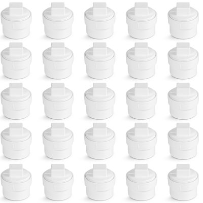 Adaptateur de nettoyage de 3 pouces en PVC blanc Système d'évacuation, d'évacuation et d'évacuation Plug-and-Slip x femelle (paquet de 25)