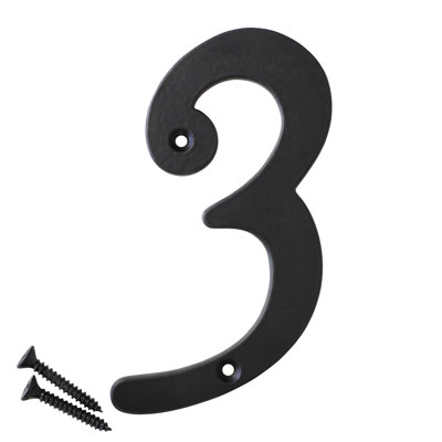 5'' H Metal House Number