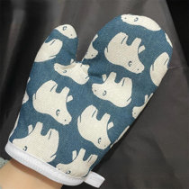 Umber Rea Animal Print 100% Cotton Oven Mitt