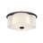 Delaney 2-Light Flush Mount Ceiling Light with Linen Shade-83713691