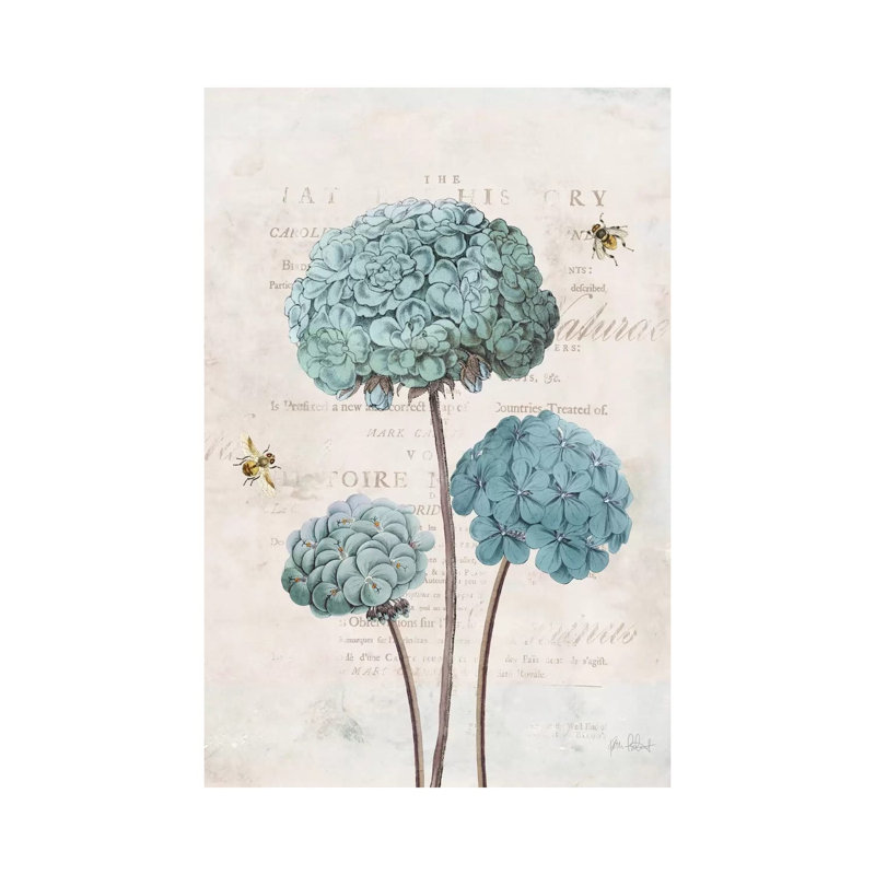 Geranium Study I 1 Piece Wrapped Canvas Wall Art, 101.6 cm H x 66.04 cm W