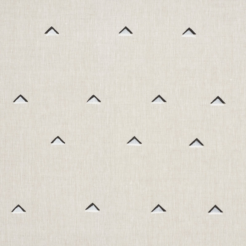 Tissu Schumacher x Caroline Z Hurley, Noir / blanc