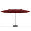 Parasol de marché rectangulaire lumineux 15 pi x 9 pi Kajah