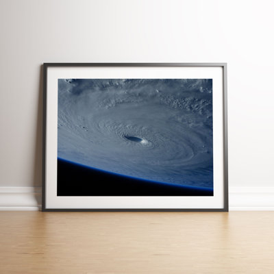 A View from Space 1 Piece Single Picture Frame Wall Art