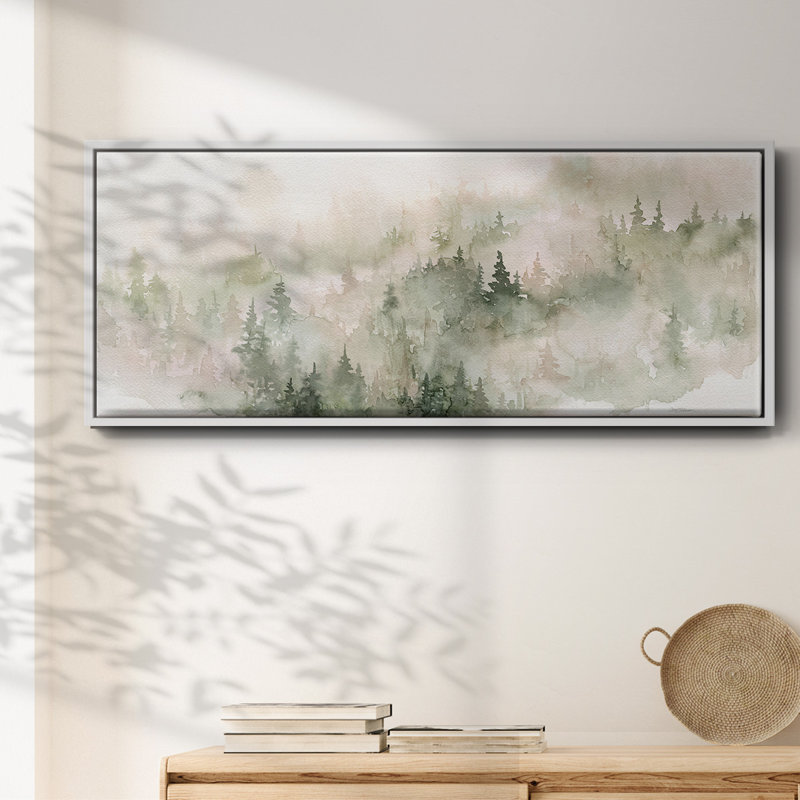Misty Mountain Sides- Framed Canvas