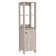 Armoire avec deux tablettes ouvertes