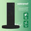 Porte intérieure noire à panneaux 6 panneaux avec porte à panneau de base unie et apprêtée pour chambre à coucher, salon 32 po x 96 po-122948135