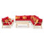 Ensemble de conversation modulaire 9 pièces avec housses de coussin Sunbrella Paulet-1825775426