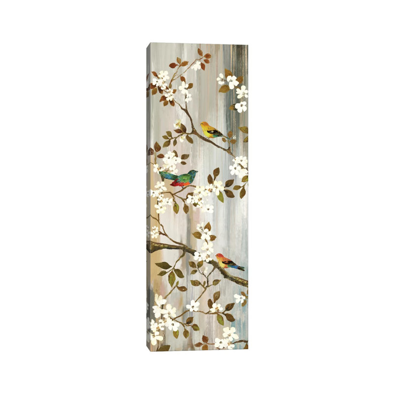Bloom II by Asia Jensen - Wrapped Canvas Panoramic Print, 30.48 cm H x 91.44 cm W x 1.91 cm D