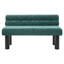 Banc de salle à manger rembourré avec dossier Modern, boucle courbée pour cuisine, salon, bout de lit vert Modern-2040877471