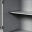 Armoire haute grise pour salle de bain avec options de rangement fonctionnelles-1573895543