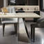 Table de salle à manger moderne simple en faux marbre-105491180